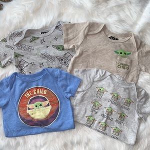 Yoda Star Wars Onesies - 18 & 24 Months